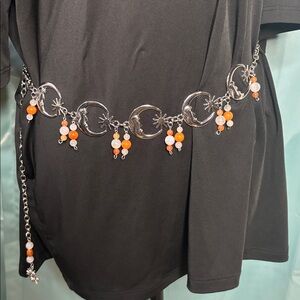Genuine Moon and Sun Stone Waist Chain